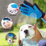 Dog washing gloves