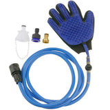 Dog washing gloves